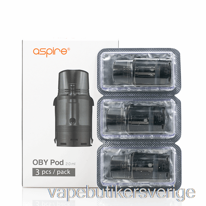 Vape Sverige Aspire Oby Ersättningsskidor 2ml Oby Pods